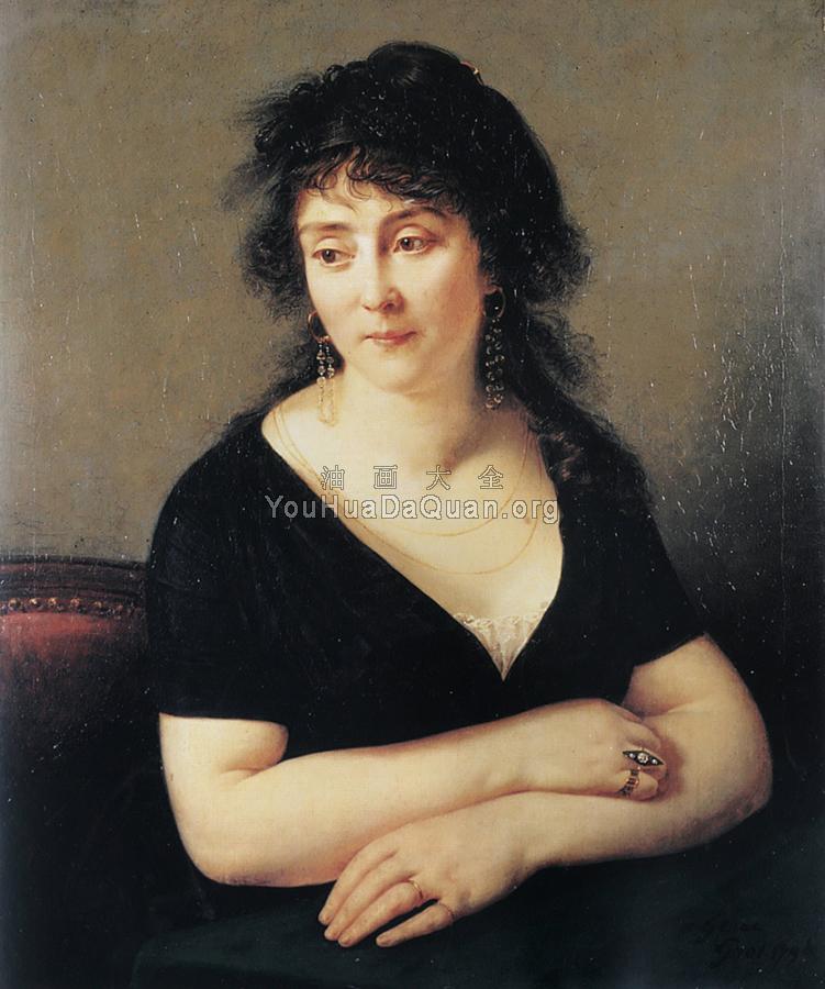 Portrait of Madame Bruyere - 安东尼·让·格罗